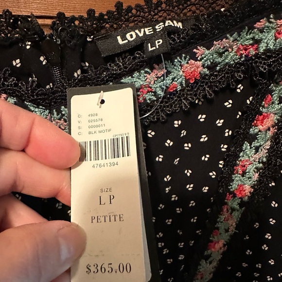 NWT Love Sam Cassandra Dress Size LP - Picture 9 of 11